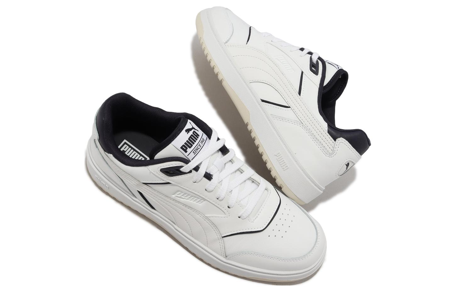 (WMNS) PUMA Doublecourt 'White New Navy' 393284-02