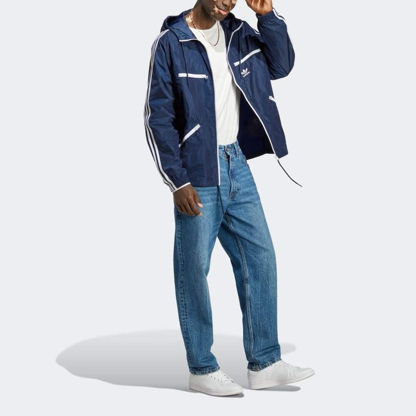 adidas Adicolor Classics Windbreaker 'Navy' IB9961