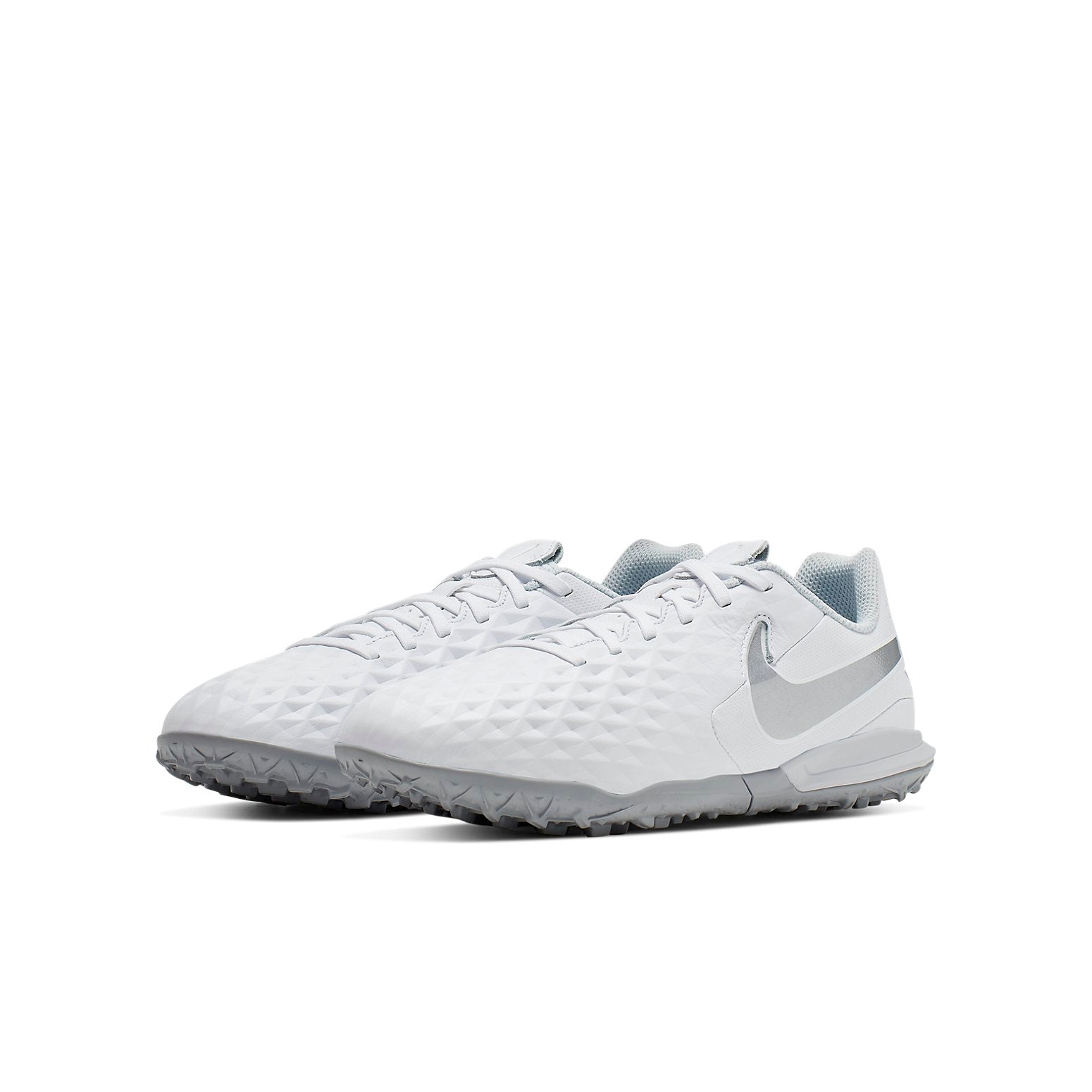 (GS) Nike Tiempo Legend 8 Academy TF Turf 'White Silver' AT5736-100