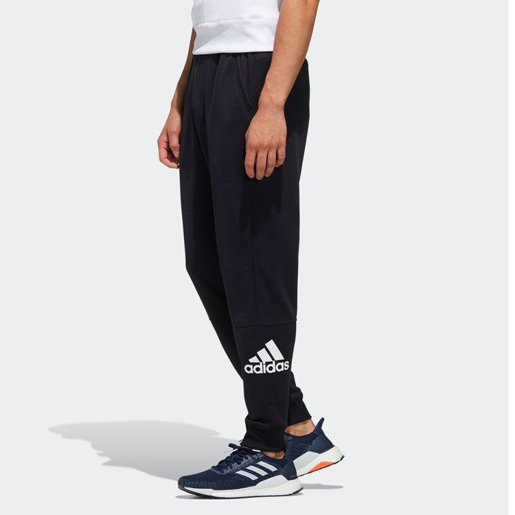 adidas Casual Bundle Feet Training Sports Long Pants Black FM5373