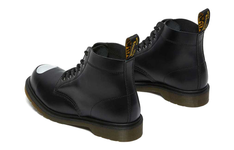 Dr.Martens 101 Exposed Steel Toe Leather Ankle Boots 'Black' 26660001