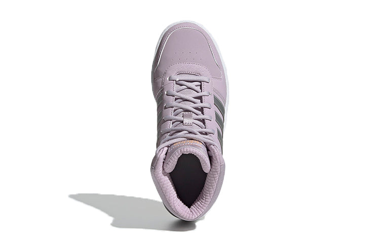 (GS) adidas Hoops 2.0 Mid 'Purple Silver' EE9601