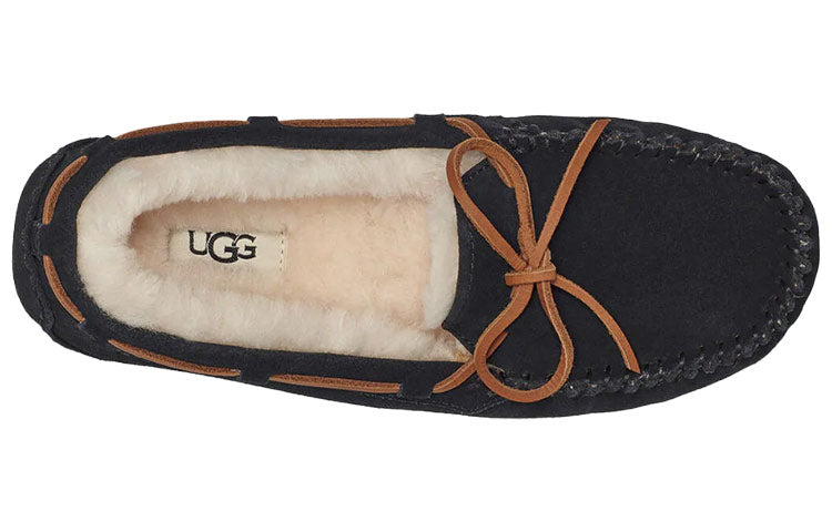 (WMNS) UGG Dakota Cozy Stay Warm Athleisure Casual Sports Shoe Black Fleece Lined 1107949-BLK