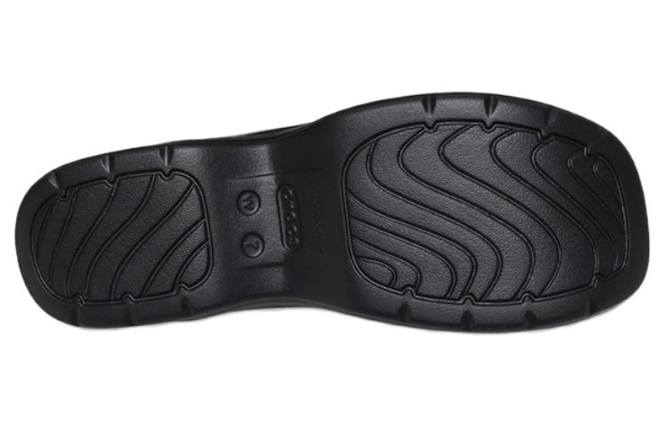(WMNS) Crocs Skyline Shimmer Slides 'Black Gold' 208582-072