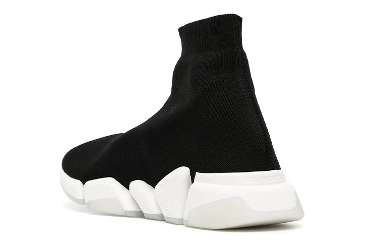 Balenciaga Speed 2.0 Trainers 'Rib-Knit Black' 654020W2DI21091