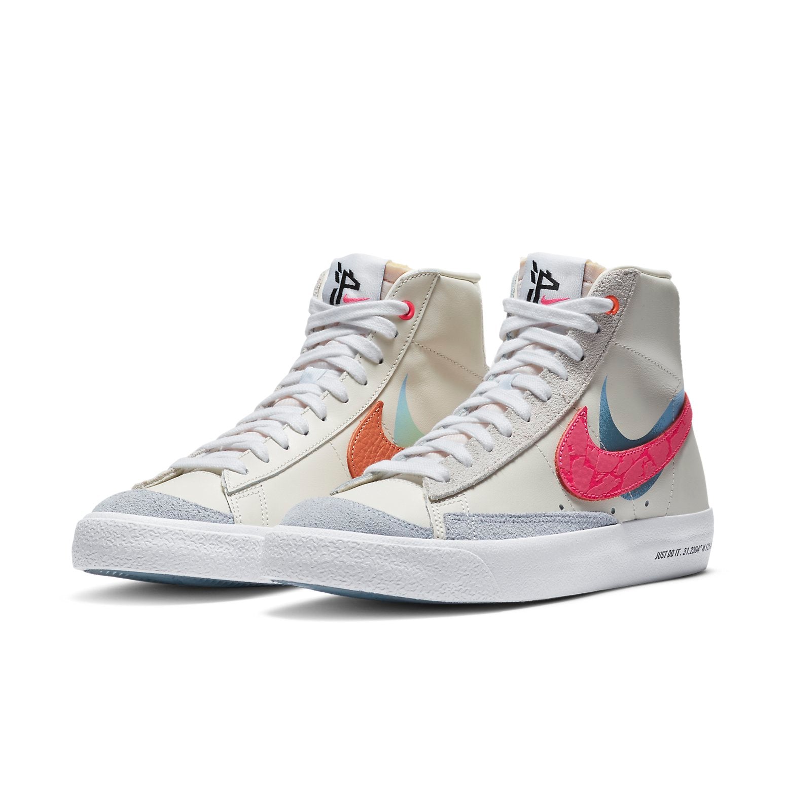 (WMNS) Nike Blazer Mid '77 'Cream Red Blue' DC0707-164