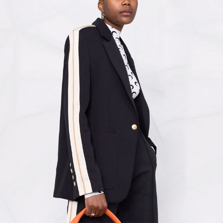 (WMNS) Palm Angels Milano Track Blazer 'Navy Blue' PWEN013F21FAB0024601
