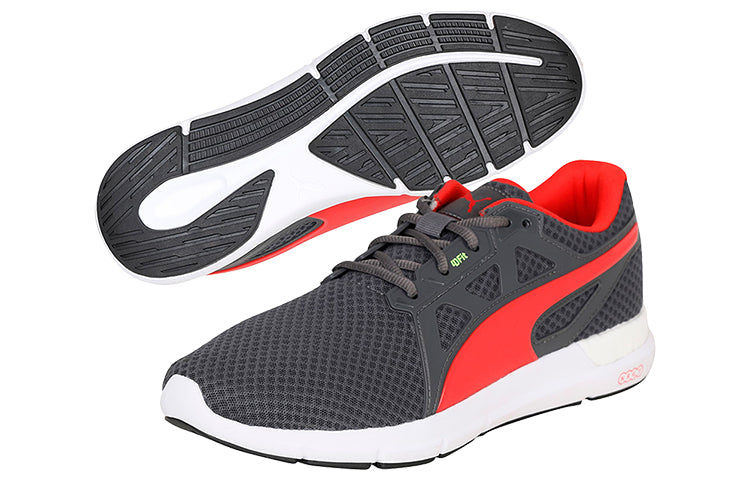 PUMA Nrgy Dynamo Low Top Running Shoes Grey/Red/White 190554-02
