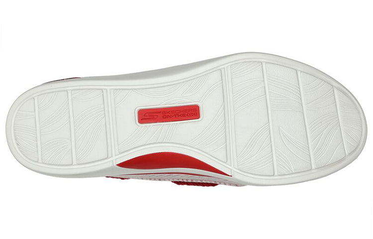 (WMNS) Skechers Arch Fit Uplift-Coastal 'Red White' 136601-RDW