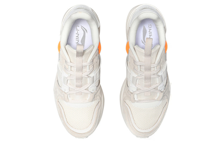 (WMNS) Li-Ning Classic Leisure Low 'Grey Orange' AGCP266-4