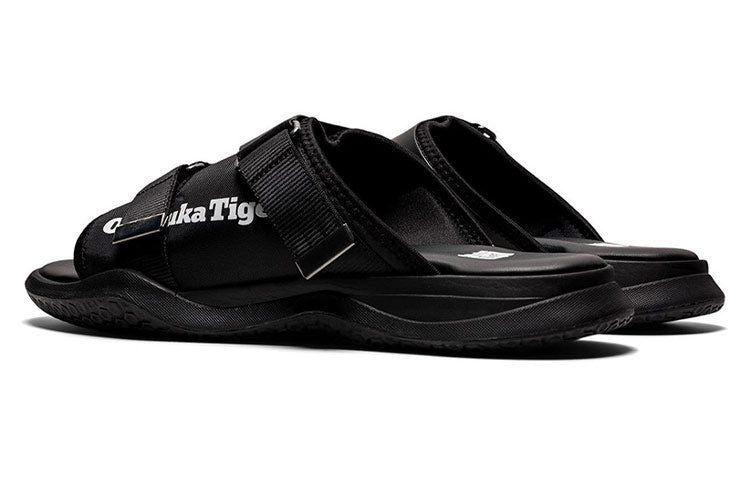 Onitsuka Tiger Ohbori Slider Stylish Sports Black Sandals 1183B499-001