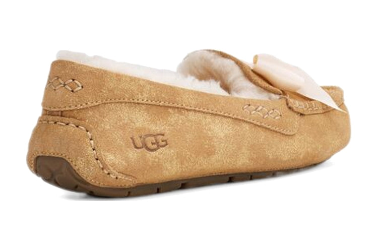 (WMNS) UGG Ansley Bow Glimmer 'Chestnut' 1125830-CHE