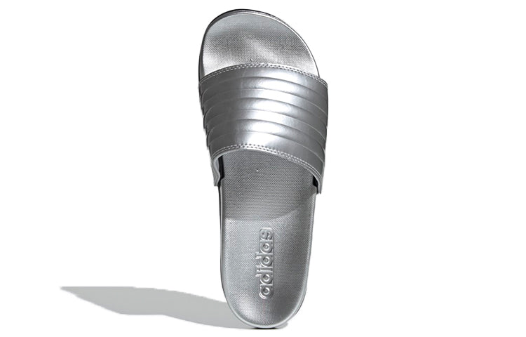 (WMNS) adidas Adilette Comfort Slide 'Silver Metallic' FW7683