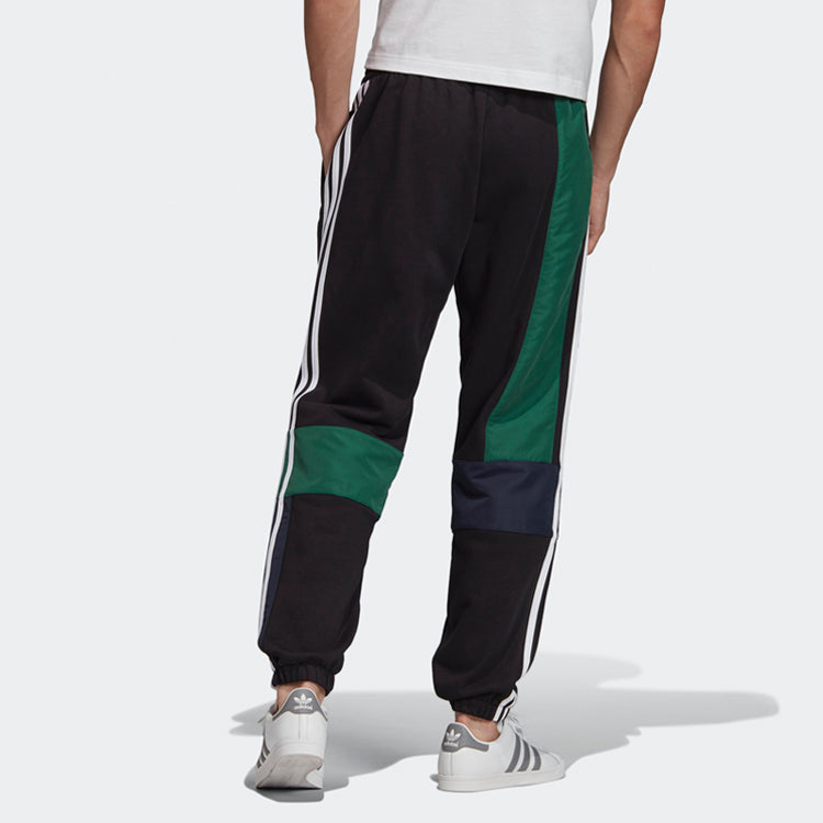 adidas originals SPRT BB Contrasting Colors Sports Pants Black FP7707