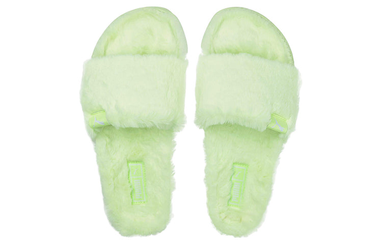 (WMNS) PUMA Leadcat 20 YLM Sports Slippers Green 385803-03
