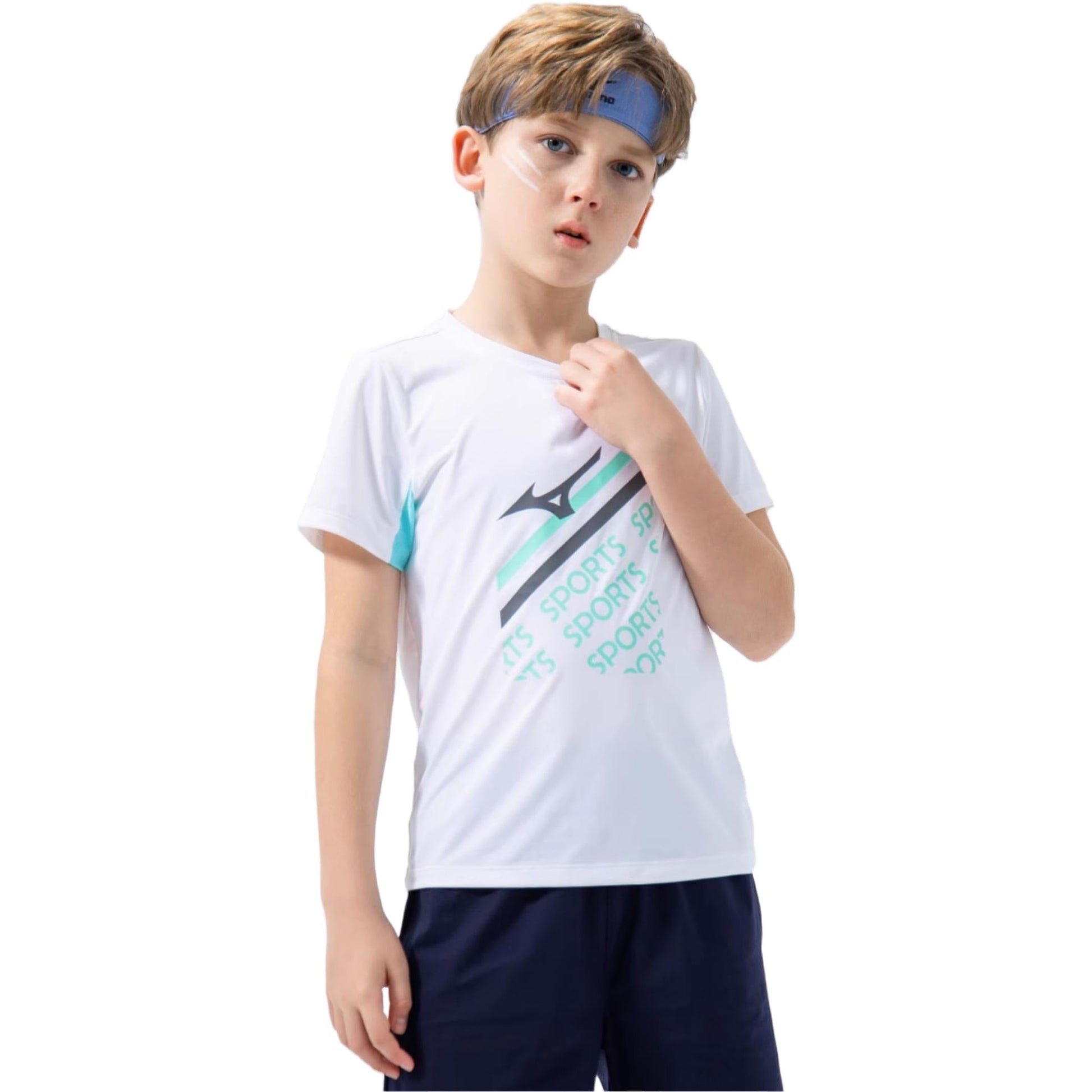 (GS) Mizuno Casual T-shirt 'White' T3035