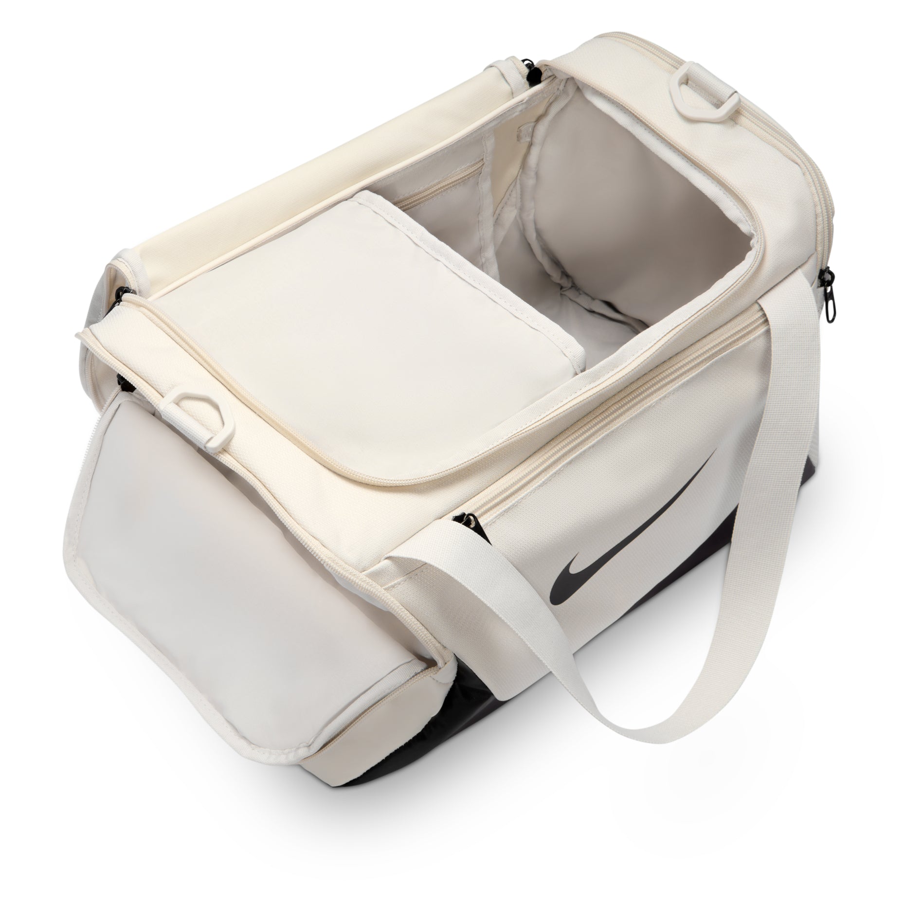 Nike Brasilia 24L Training Canvas Bag 'Light Bone Black' IB4398-072