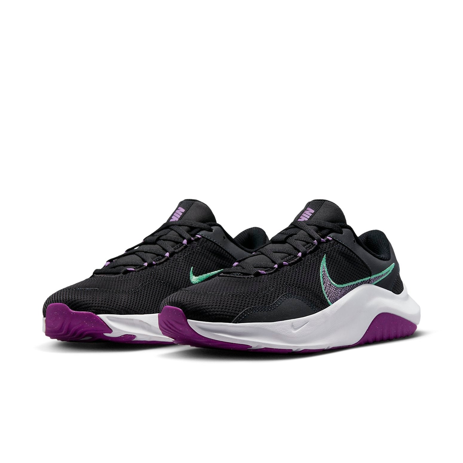 (WMNS) Nike Legend Essential 3 Next Nature 'Black Viotech' DM1119-003