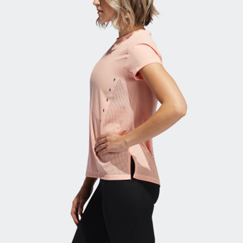 (WMNS) adidas T-Shirt Asia Sizing 'Pink' EA3342