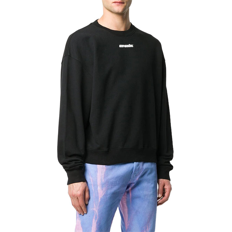 Off-White FW20 Marker Arrows Pullover Men Black OMBA035E20FLE0021045
