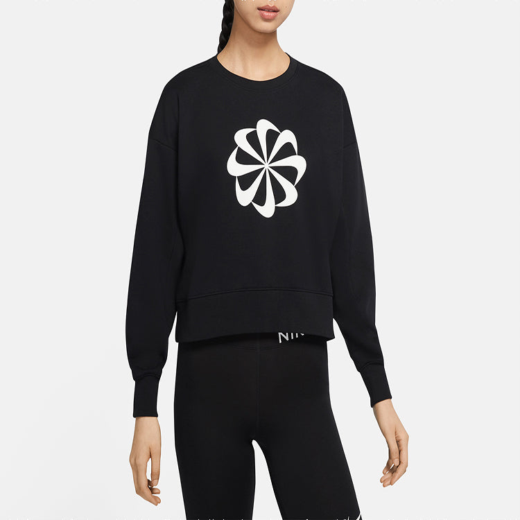 Nike Icon Clash Training Round Neck Pullover 'Black' CU5039-010