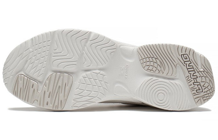(WMNS) Li-Ning Qixing 'Creamy White Grey' ARLS024-2