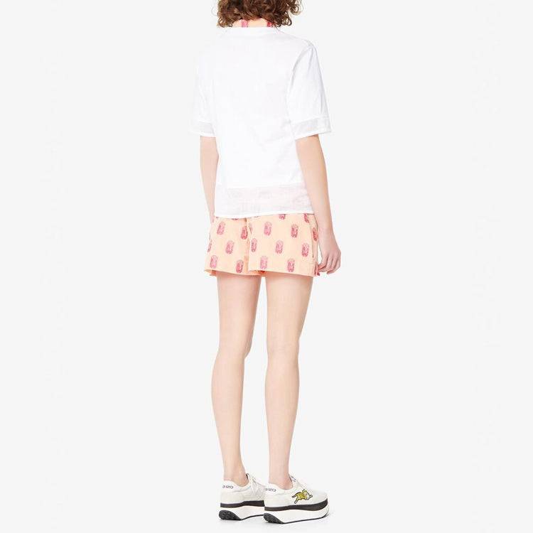KENZO Logo Printing Short Sleeve White FA5-2TS617-986-01