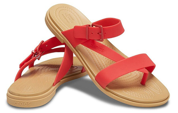(WMNS) Crocs Casual Flame Red Slippers 206108-8C1