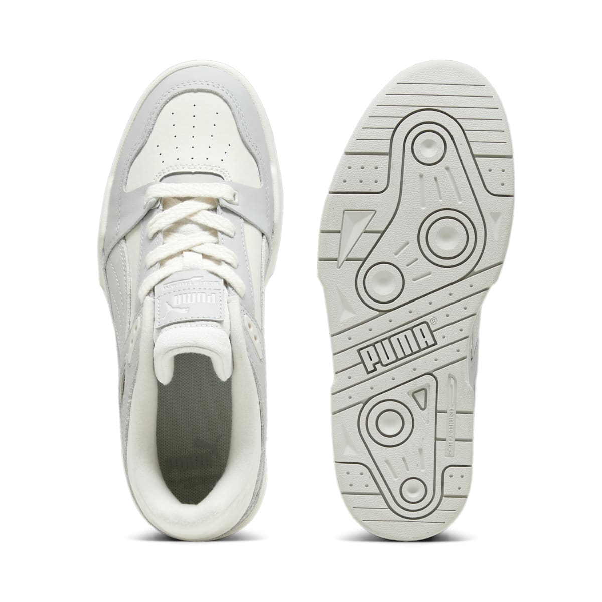 (WMNS) PUMA Slipstream Lo 'Self-Love Ash Grey Frosted Ivory' 393049-02