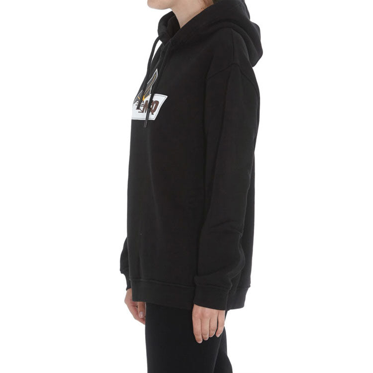 (WMNS) Alexander McQueen Cotton Hoodie Black 481637-RNJ68-1000