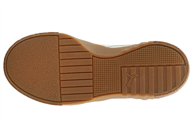 (WMNS) PUMA Cali Board Shoes White/Brown/Purple 372128-01