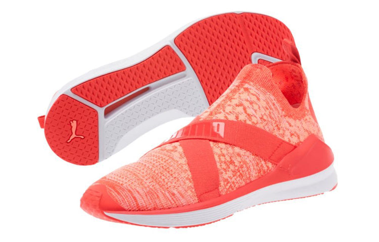 (WMNS) PUMA Fierce Evoknit Sneakers Orange 189456-04