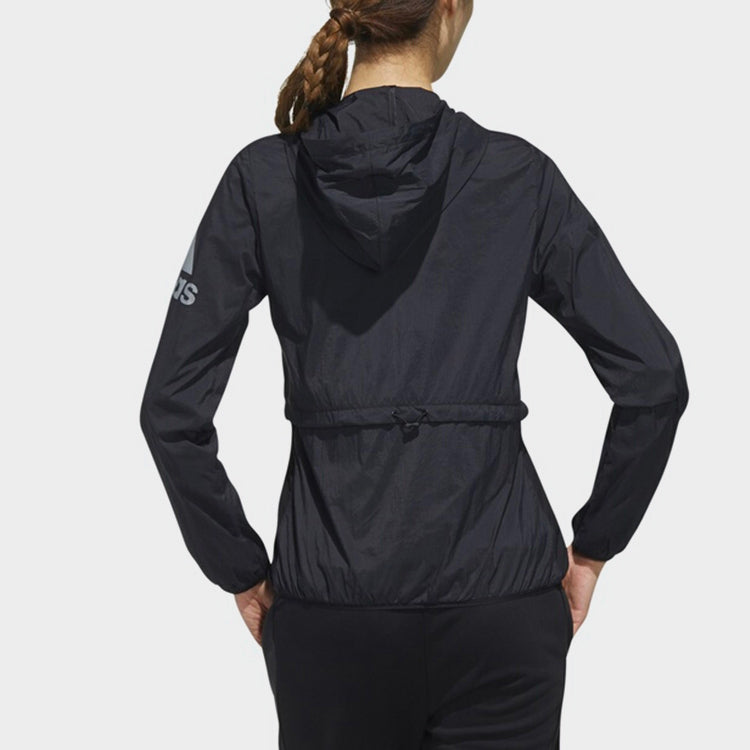 (WMNS) adidas Sports Stylish Casual Jacket Black DY8676