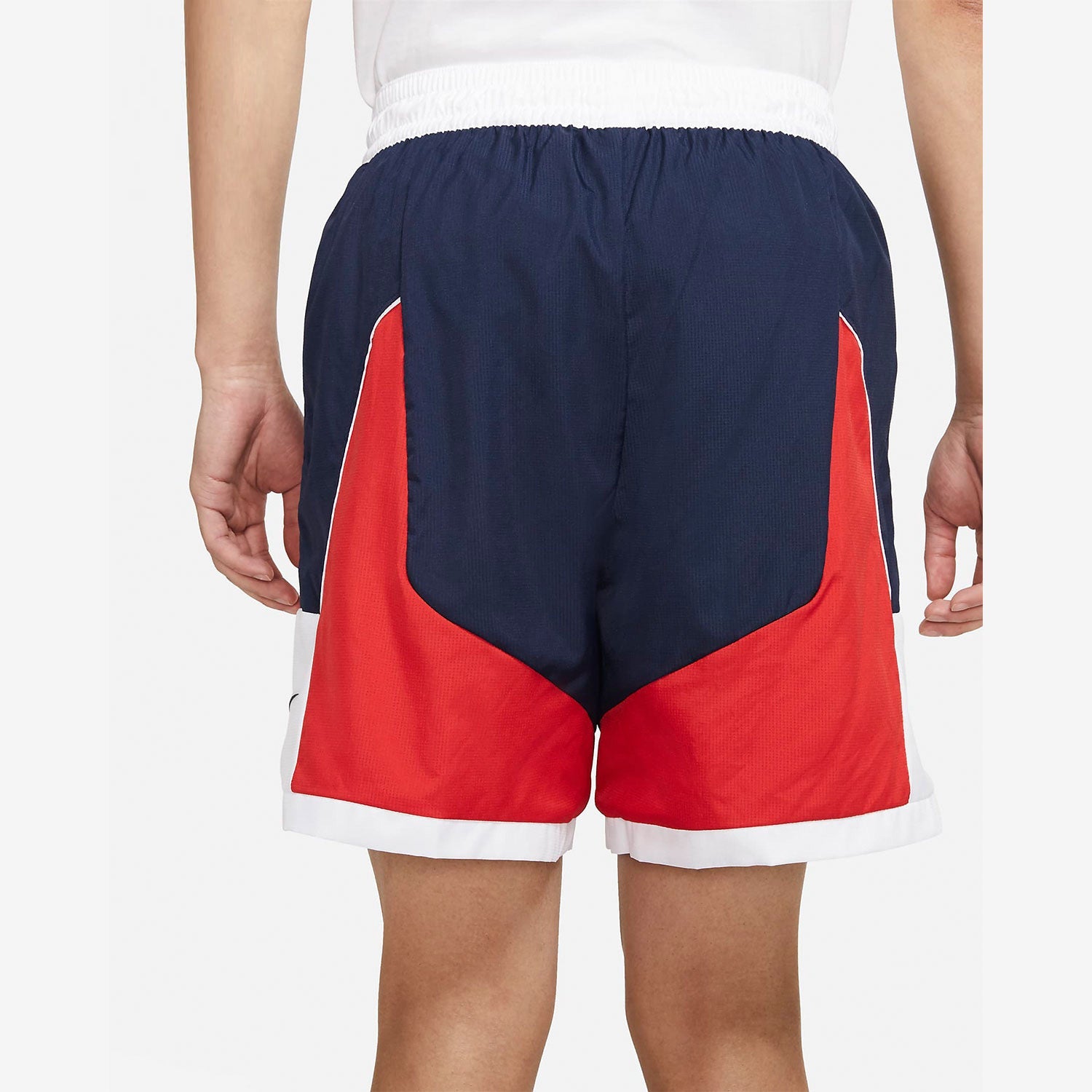 Nike Throwback Woven Sports Basketball Shorts Red CV1863-419