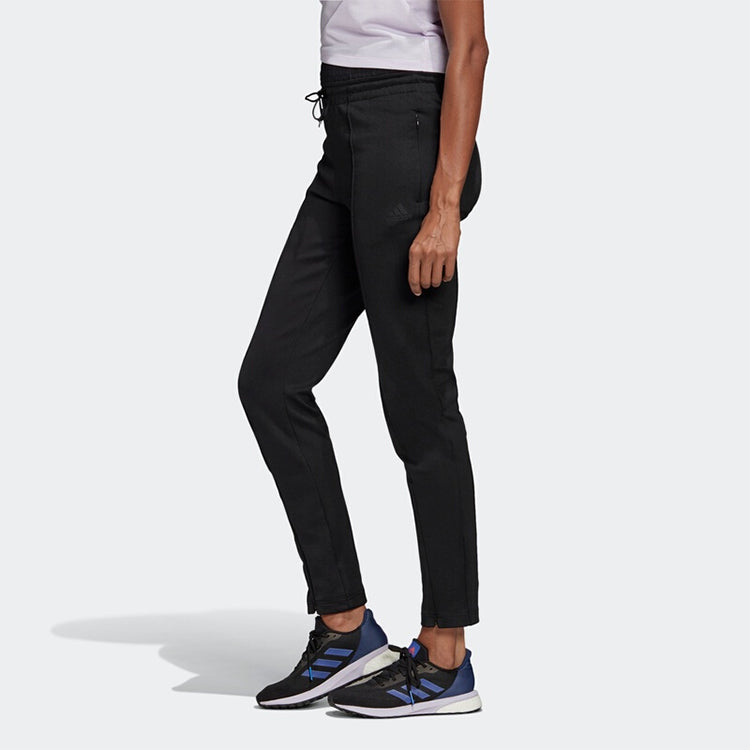 (WMNS) adidas High-Waisted Slim Pants 'Black' FP7971
