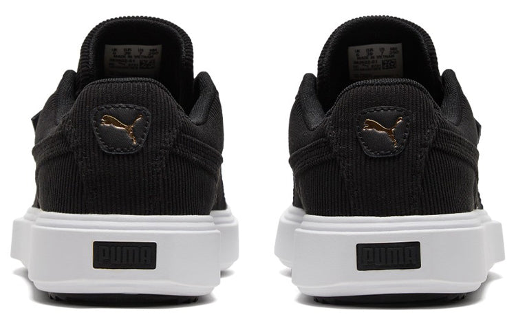 PUMA Unisex Breaker Corduroy Sneakers Black/White 382632-01
