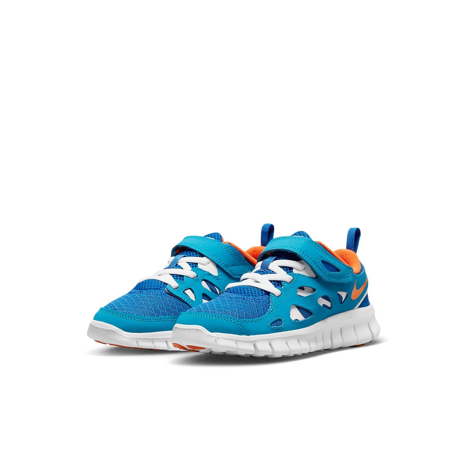 (PS) Nike Free Run 2 'Laser Blue Safety Orange' DA2689-400