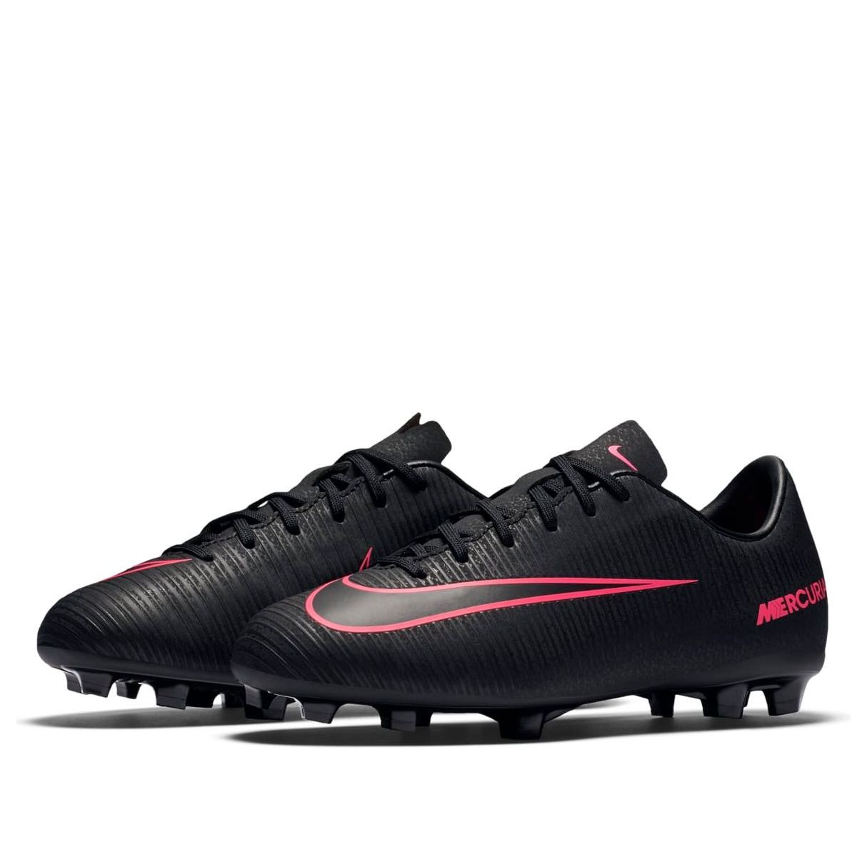 (GS) Nike Mercurial Victory VI FG 'Black Pink' 831945-006