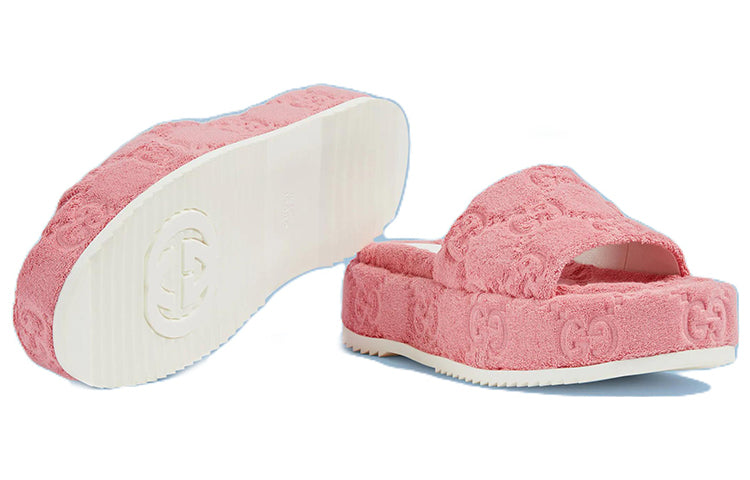 (WMNS) Gucci GG Platform Sandal 'Wild Rose' 700599-U2O00-5815