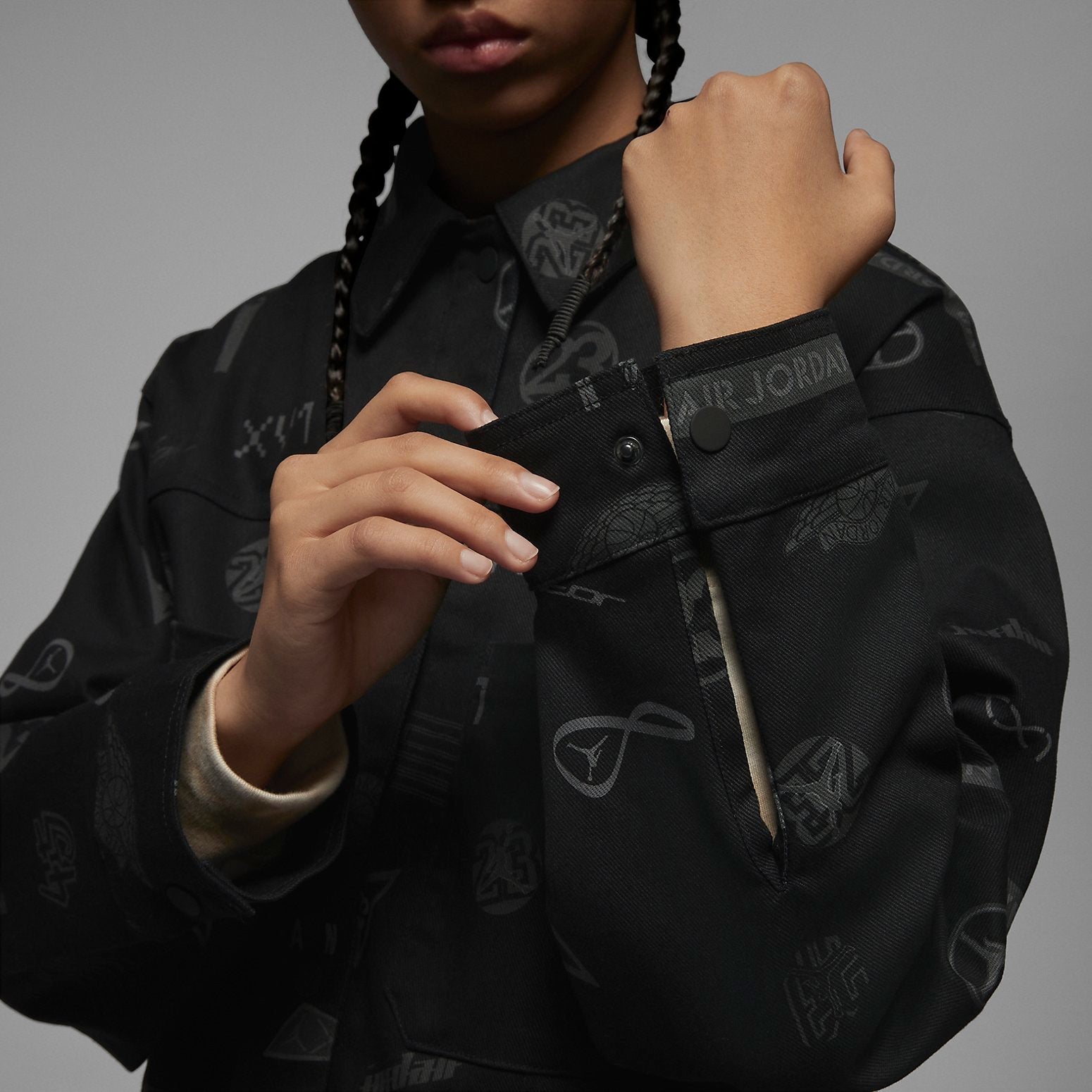 (WMNS) Air Jordan Trucker Jacket 'Black' DX0385-010