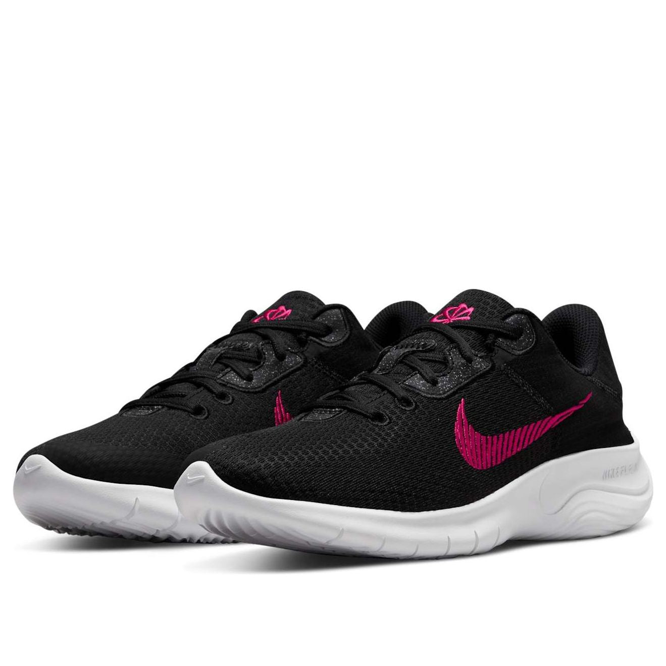 (WMNS) Nike Flex Experience Run 11 Next Nature 'Black Rush Pink' DD9283-003