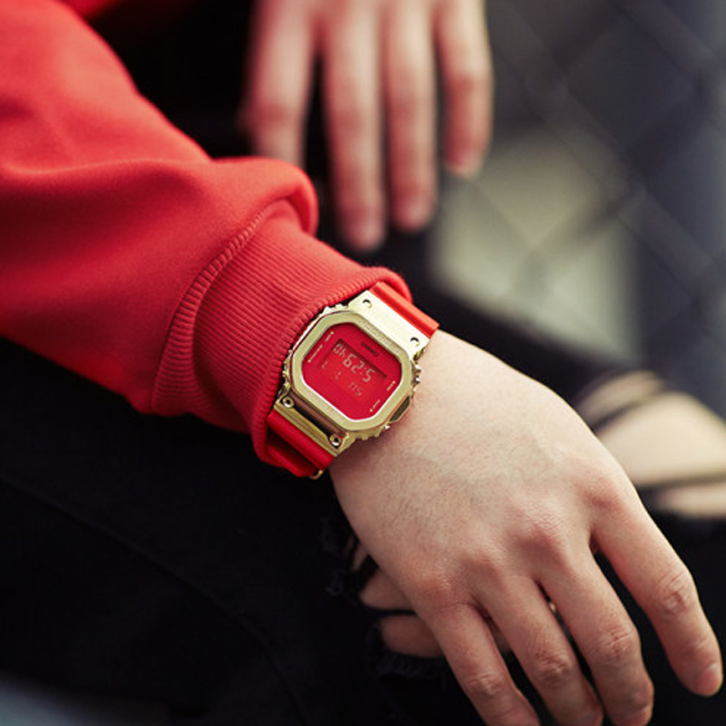 CASIO G-Shock Square 'Red' GM-5600CX-4