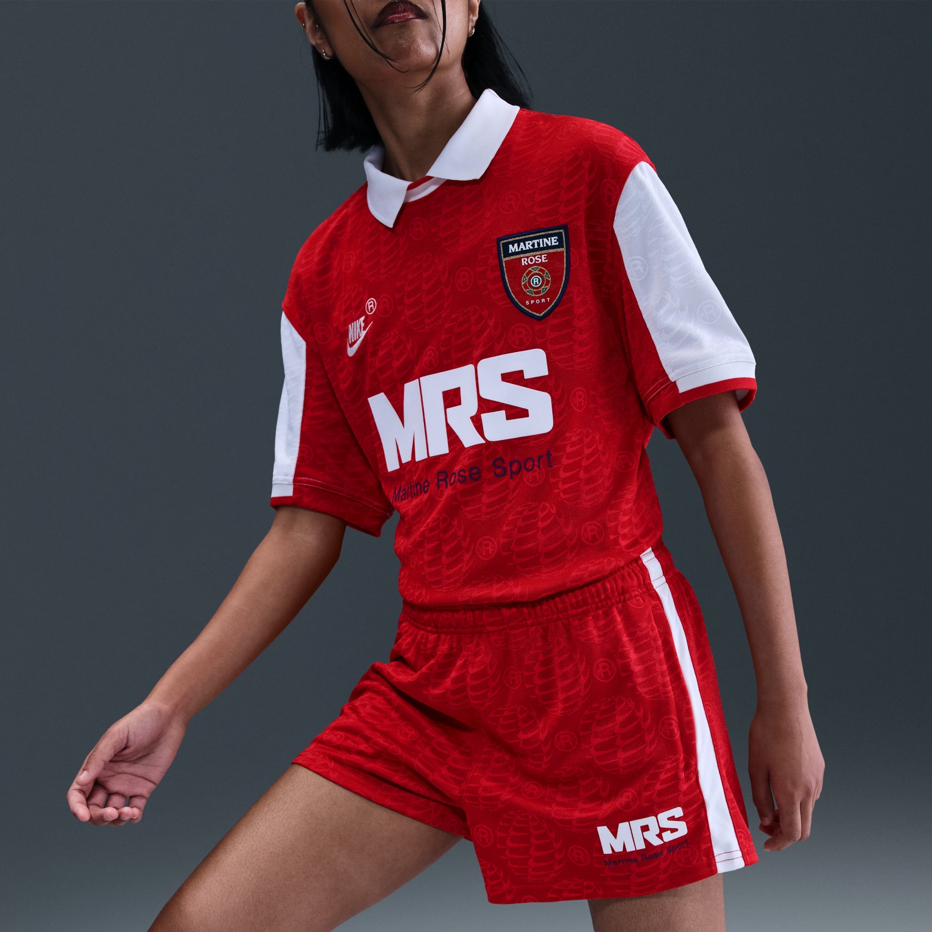 Nike x Martine Rose Football Shorts 'Red' HM9025-657