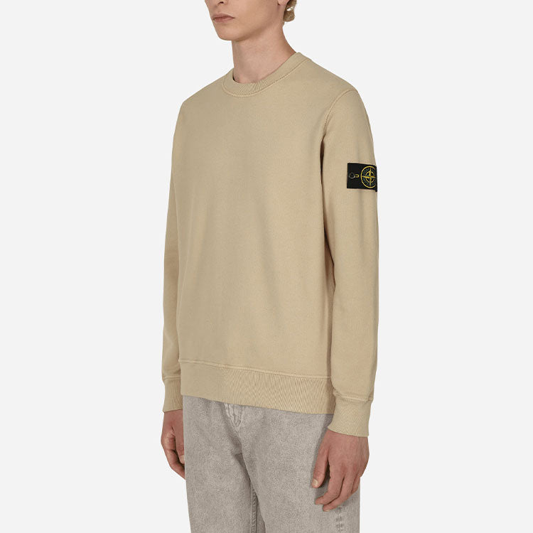 STONE ISLAND Logo Patch Sweatshirt 'Cream' 771563020-V0090
