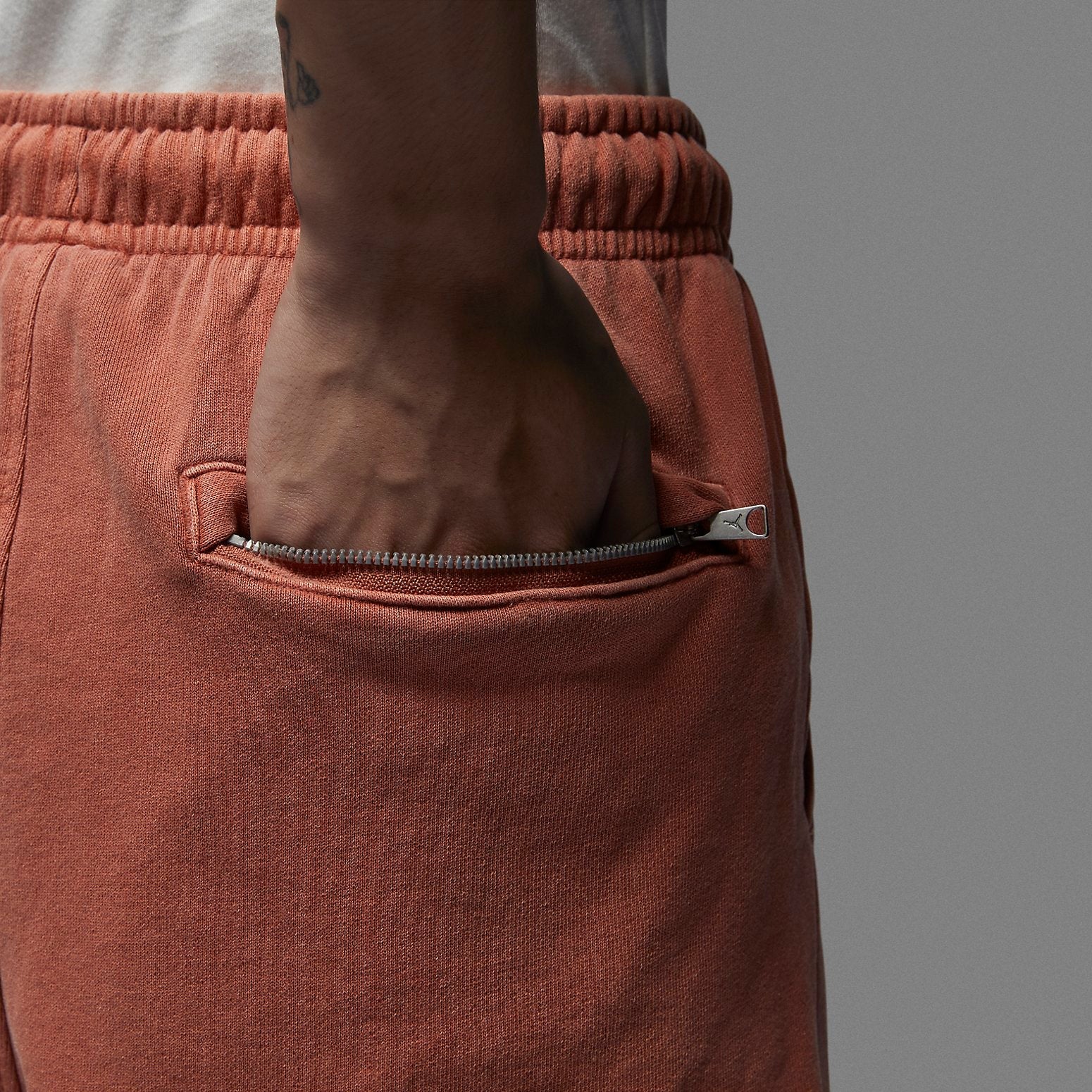Air Jordan Essential Fleece Washed Trousers 'Orange' FB7299-810
