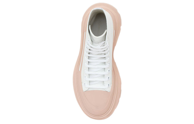 (WMNS) Alexander McQueen Tread Slick Boot 'White Pink' 633900WHYK39402