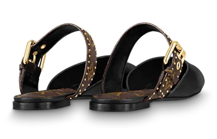 (WMNS) LOUIS VUITTON Sofia Sandals 'Black' 1A8O0T