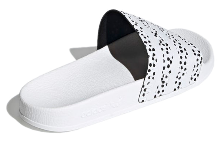 (WMNS) adidas Adilette Slides 'White Black' FX5922