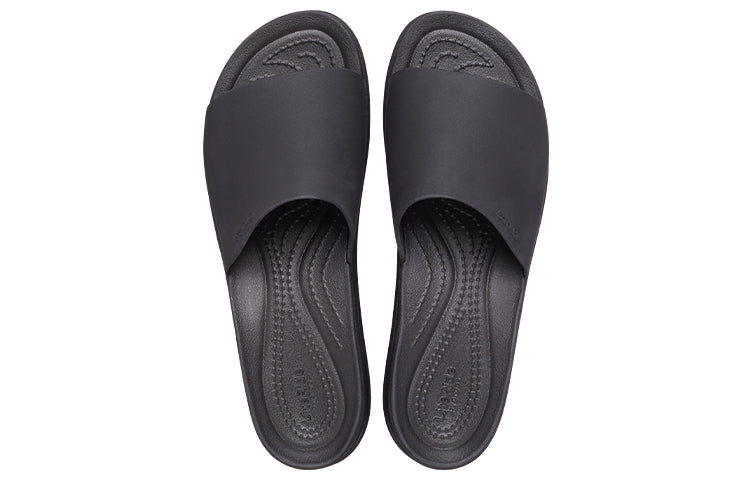 (WMNS) Crocs Brooklyn Slide 'Black' 208728-001