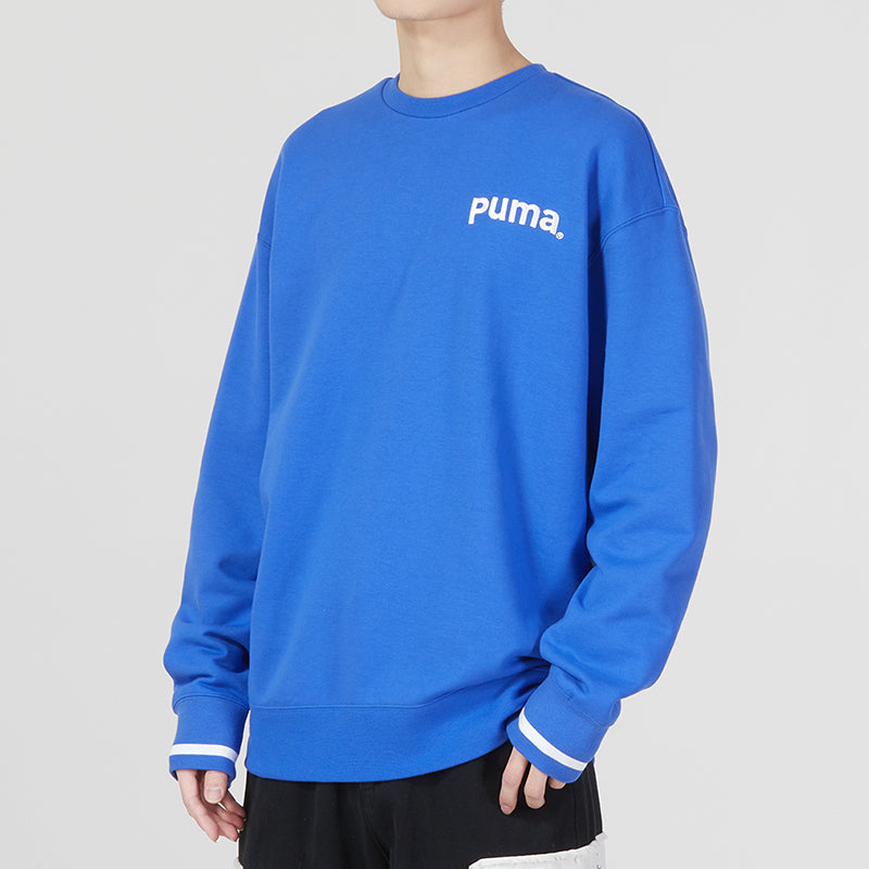 PUMA Team Crew Tr Logo Sweater 'Blue' 620614-92